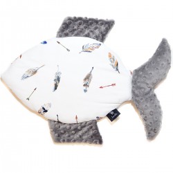 Poduszka Fisherka Grey Pure - Minky