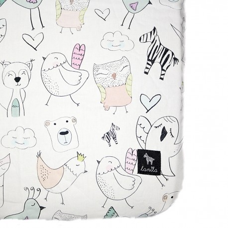 Prześcieradło Tender Friends 60x120cm