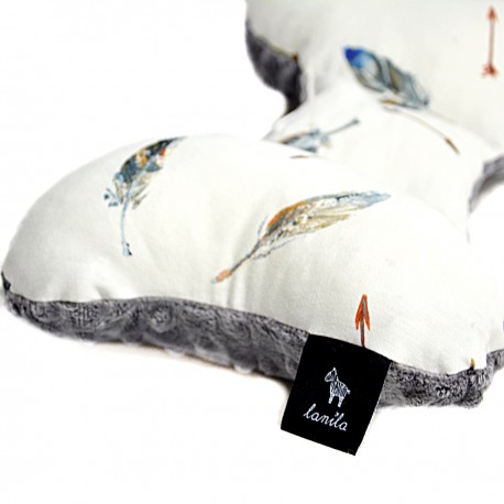 Poduszka "COOL BONE" Grey Pure