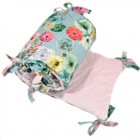 Ochraniacz do łóżeczka 70x140cm - Pink Camilla Gardens