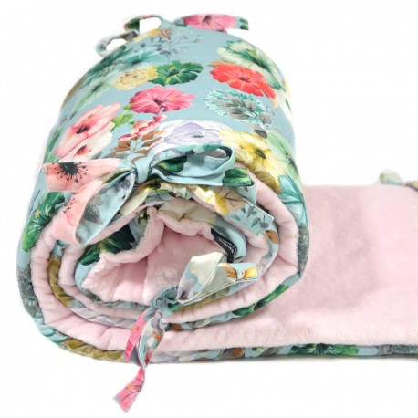 Ochraniacz do łóżeczka 70x140cm - Pink Camilla Gardens