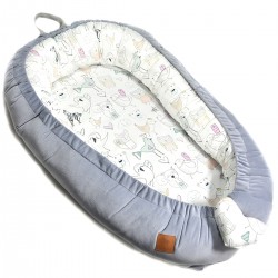 Baby Nest Grey Tender Friends - Velvet