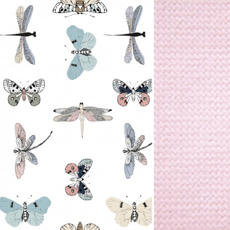 Kocyk Letni Pink Wings 60x70cm - Velvet