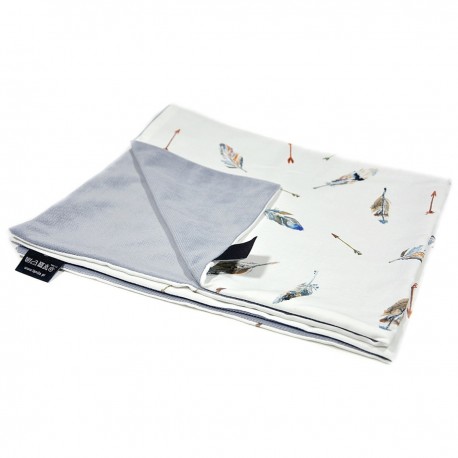 Kocyk Letni Grey Pure 60x70cm - Velvet