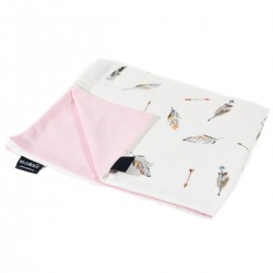 Preschooler Blanket Light 100x130 Pink Pure - Velvet