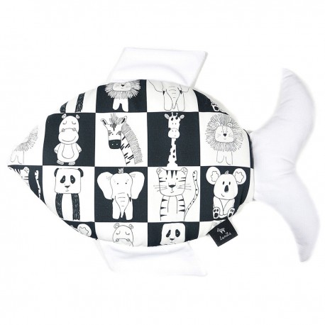 Poduszka Fisherka - Velvet White Wonderland