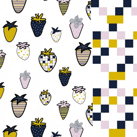 Ochraniacz do łóżeczka 70x140cm - Sweet and Sour/Cubes