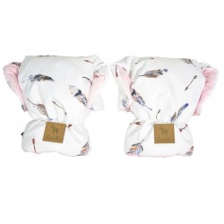 Waterproof Muff/Gloves Pink Pure Velvet