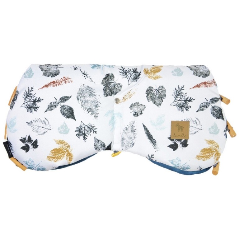 Waterproof Muff Blue Goldenprint - Velvet